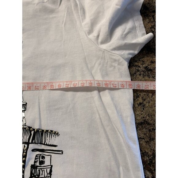 Karl Lagerfeld Women’s Medium Shirt Love From Paris White - Picture 6 of 6